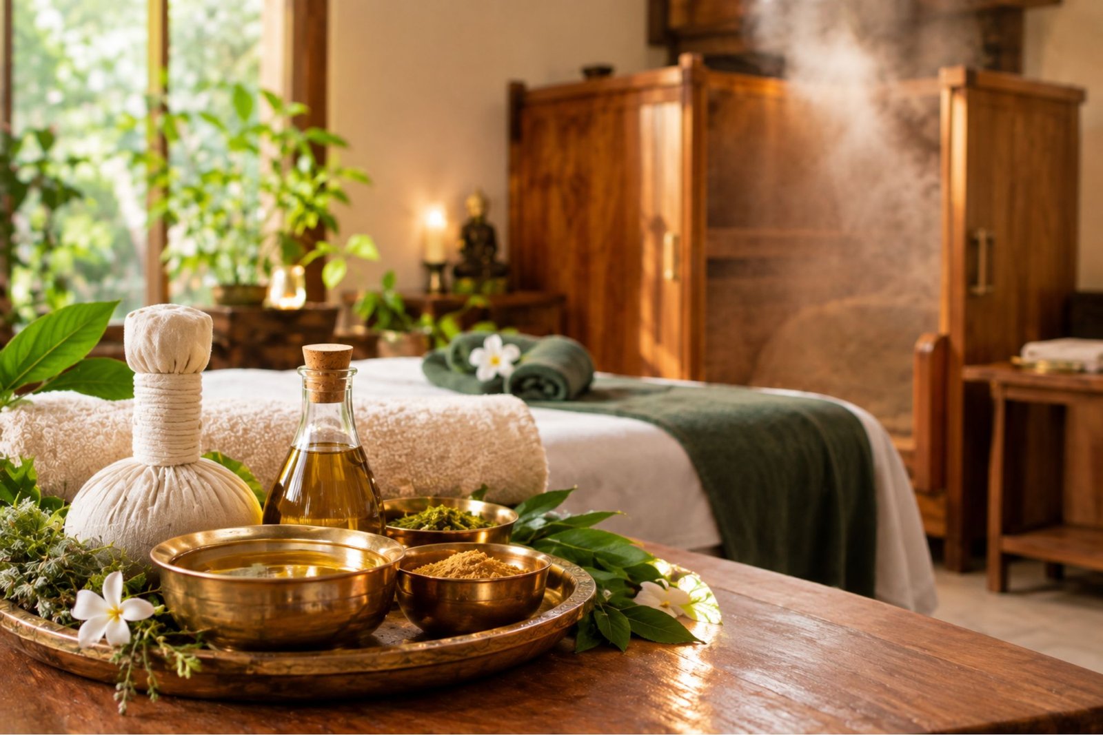 Abhyanga Swedana / Ayurvedisches Dampfbad