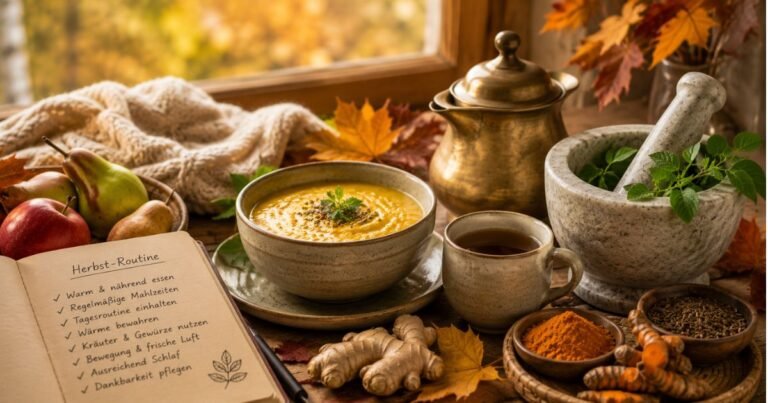 Ayurvedische Herbst-Routine
